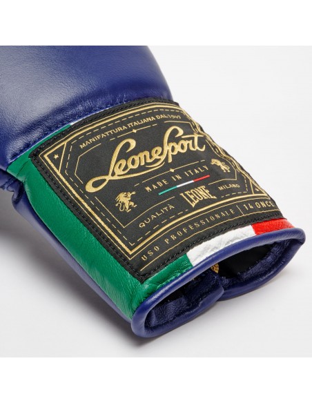 Leone Sport Boxhandschuhe Orlando Tricolore Laced GN003L