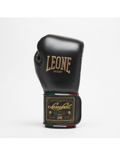 Guantoni da boxe italiani fatti a mano Orlando in pelle Leone Sport 2