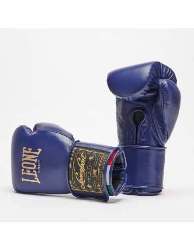 Guantoni da boxe italiani fatti a mano Orlando in pelle Leone Sport