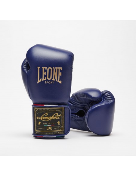 Guantoni da boxe italiani fatti a mano Orlando in pelle Leone Sport
