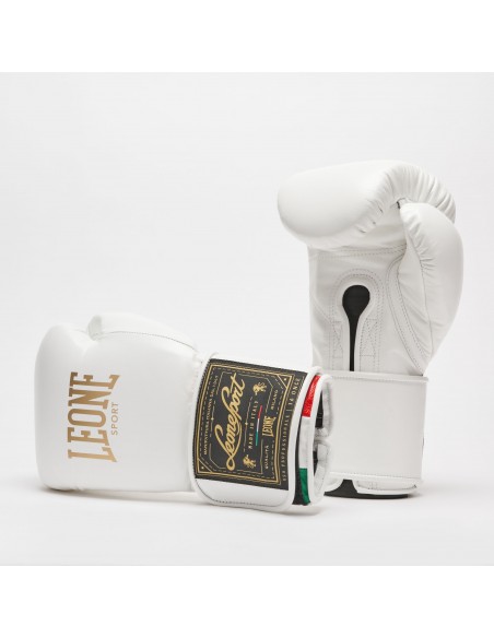 Guantoni da boxe italiani fatti a mano Orlando in pelle Leone Sport