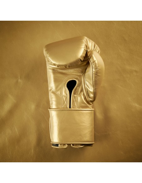 Leone Sport Handmade golden boxing gloves made from cowhide leather