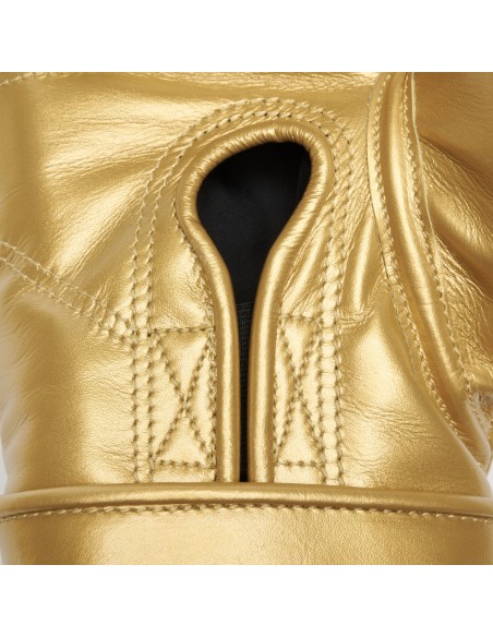 Leone Sport Handmade golden boxing gloves made from cowhide leather