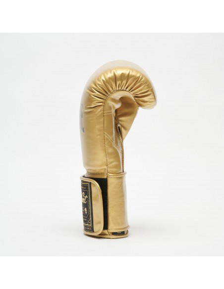 Leone Sport Handmade golden boxing gloves made from cowhide leather