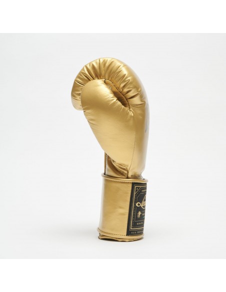 Leone Sport Handmade golden boxing gloves made from cowhide leather
