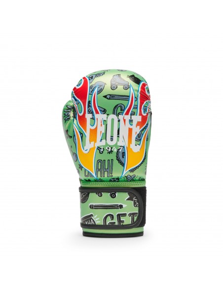 Guanti da boxe Leone Flames per bambini: vestibilità e comfort perfetti