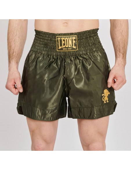 Leone Basic Kickboxhose AB970 Kaki