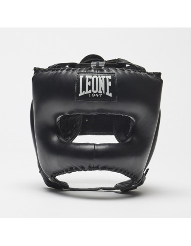 Leone The Greatest CS433 Black – Boxing Headgear with Nose Guard