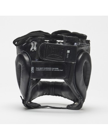 Leone The Greatest CS433 Noir – Casque de boxe avec protège-nez