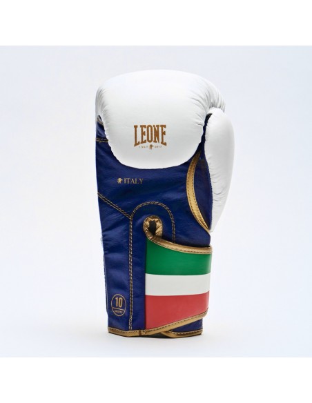 Comfort and protection: Italy boxing gloves in white - Leone1947