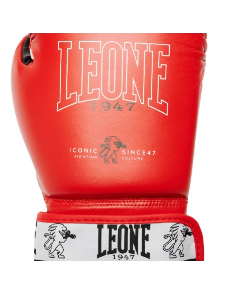Découvre les nouveaux gants de boxe Leone Iconic en rouge