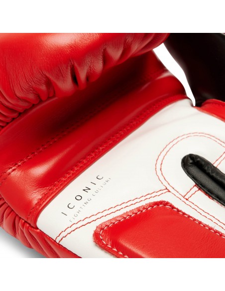 Découvre les nouveaux gants de boxe Leone Iconic en rouge