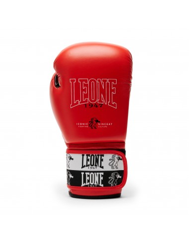Découvre les nouveaux gants de boxe Leone Iconic en rouge