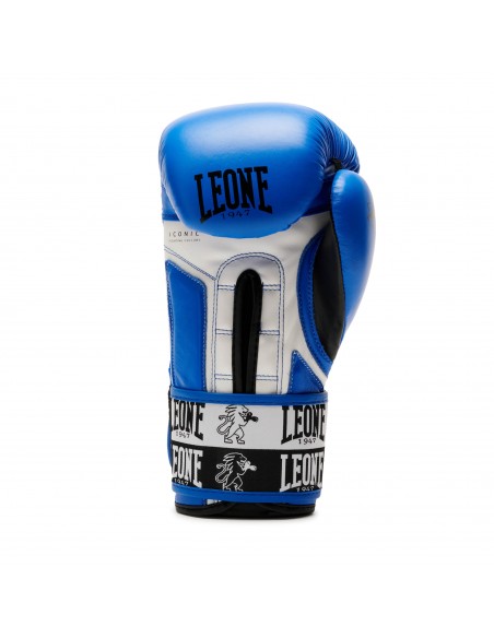 Gants de boxe de Leone : série Iconic en bleu