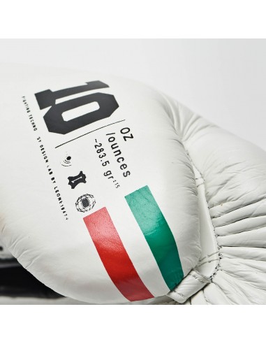 Boxer comme un pro : Leone Shock Plus en blanc - ficelé