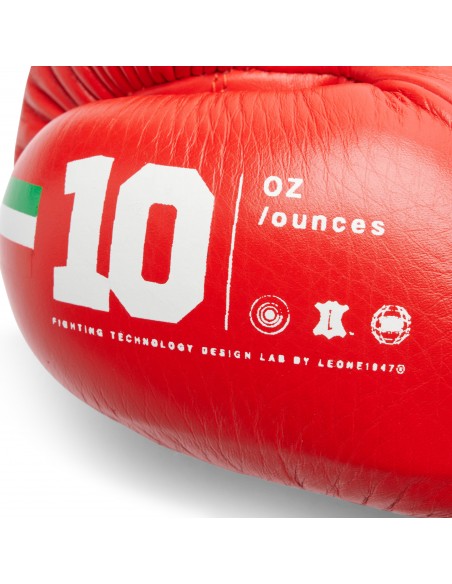 Boxer comme un pro : Leone Shock Plus en rouge - ficelé