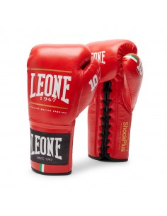 Boxer comme un pro : Leone Shock Plus en rouge - ficelé