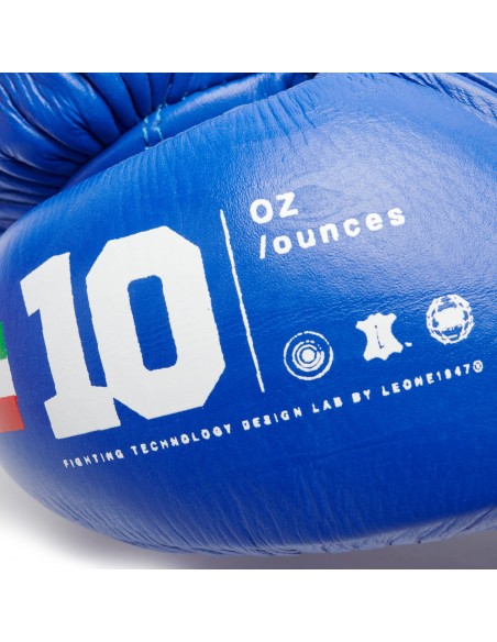 Boxer comme un pro : Leone Shock Plus en bleu - ficelé