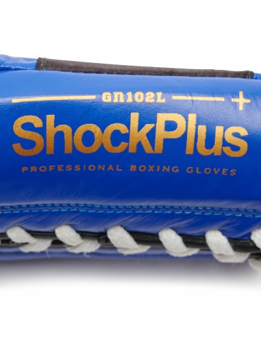 Boxing like a pro: Leone Shock Plus in blue - laced