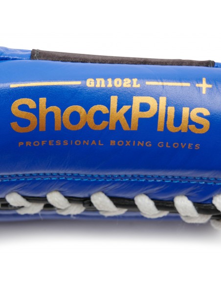 Leone Boxhandschuhe Shock Plus GN102L Blau