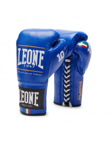 Boxing like a pro: Leone Shock Plus in blue - laced