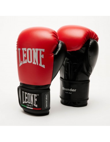 Leone Thunder Boxhandschuhe Rot GN383