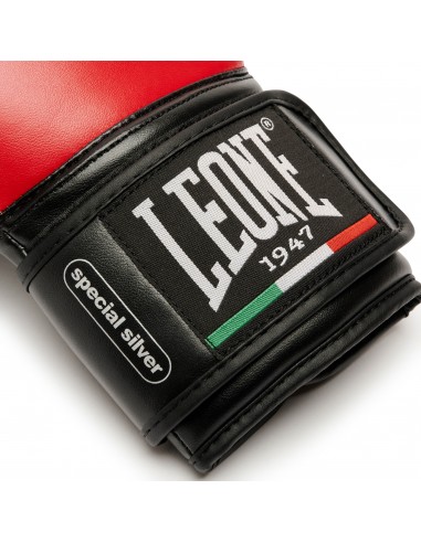 Gants de boxe Leone Thunder rouges GN383 | Suisse