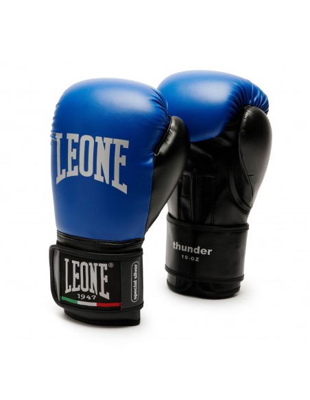 Gants de boxe Leone Thunder bleus GN383 | Suisse