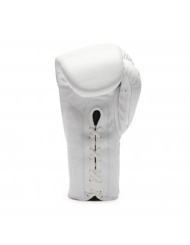 The Greatest boxing gloves in white: lace fastening