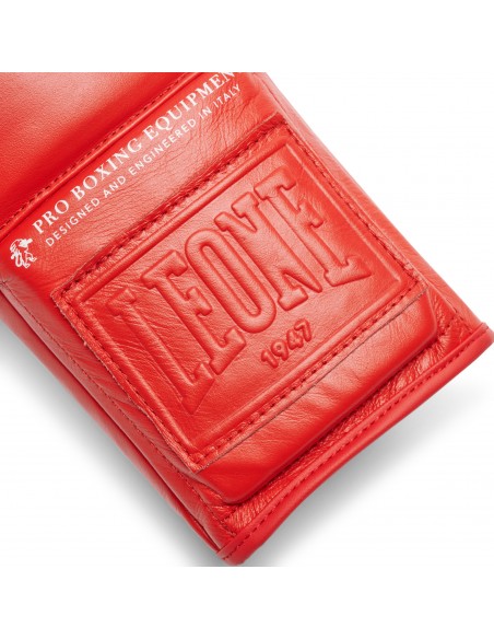 The Greatest Gants de boxe en rouge : fermeture à lacets