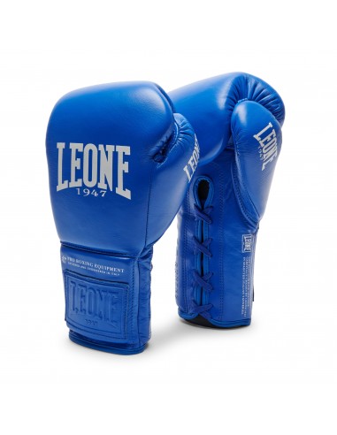 The Greatest Gants de boxe en bleu : fermeture à lacets