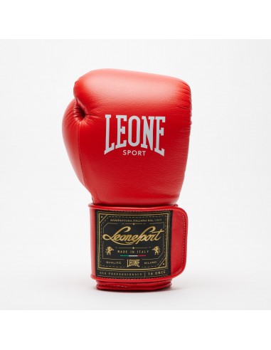 Leone Sport Gants de boxe dorés faits main en cuir de vache