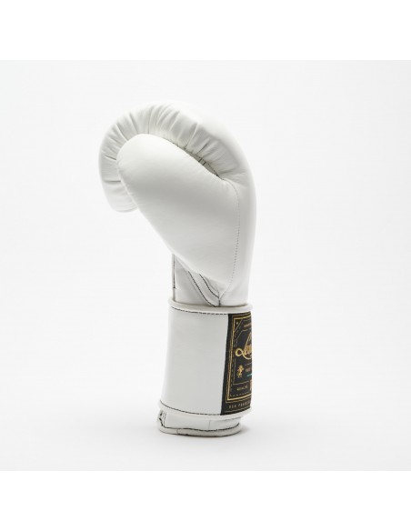 Leone Sport Gants de boxe dorés faits main en cuir de vache