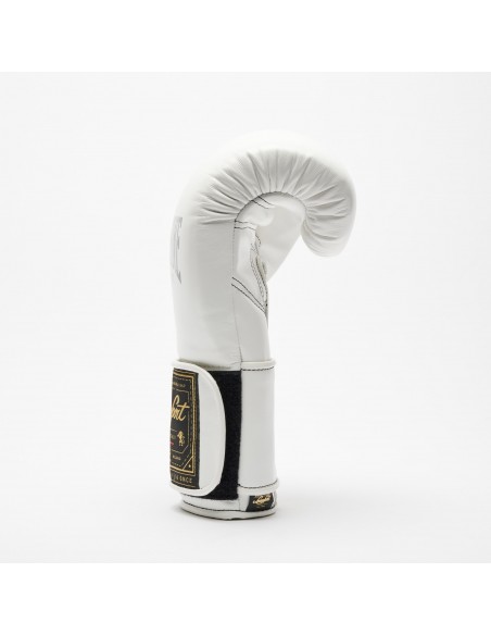 Leone Sport Handgemachte goldene Boxhandschuhe aus Rindsleder