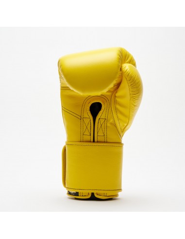 Leone Sport Handgemachte goldene Boxhandschuhe aus Rindsleder