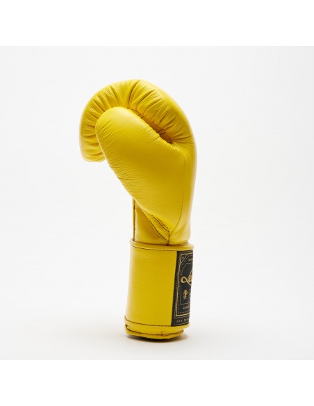 Leone Sport Gants de boxe dorés faits main en cuir de vache
