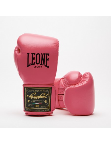Leone Sport Handmade golden boxing gloves made from cowhide leather