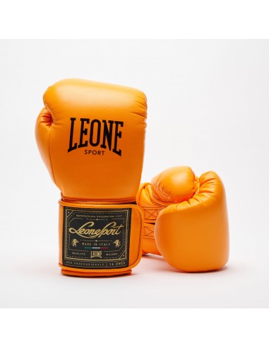 Leone Sport Handmade golden boxing gloves made from cowhide leather