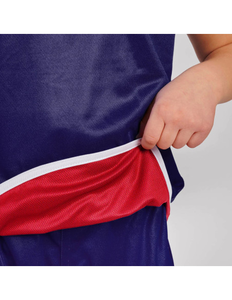 Canotta da boxe Leone Double Face per bambini: Blu e Rosso