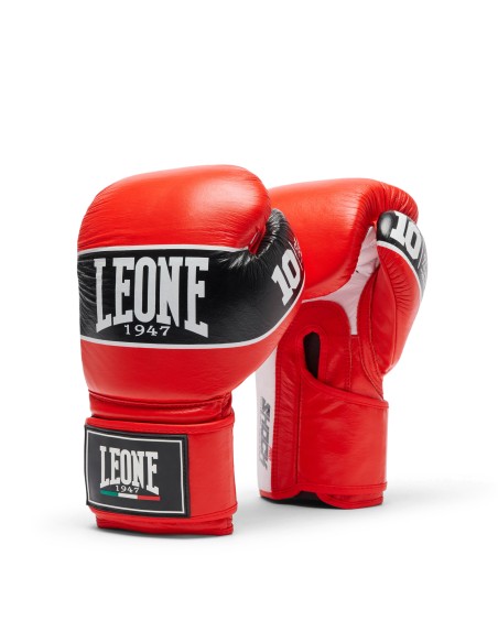 Leone Shock X Pro Boxing Gloves Red – Perfect for professionals