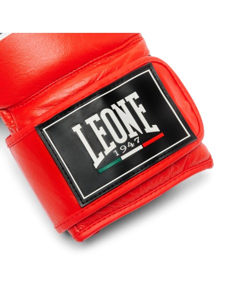Leone Shock X Pro Boxing Gloves Red – Perfect for professionals
