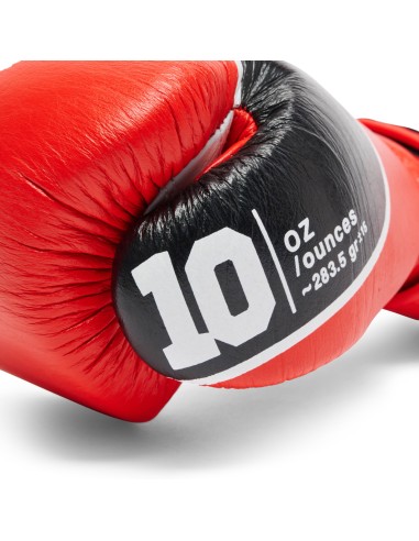 Leone Shock X Pro Boxing Gloves Red – Perfect for professionals