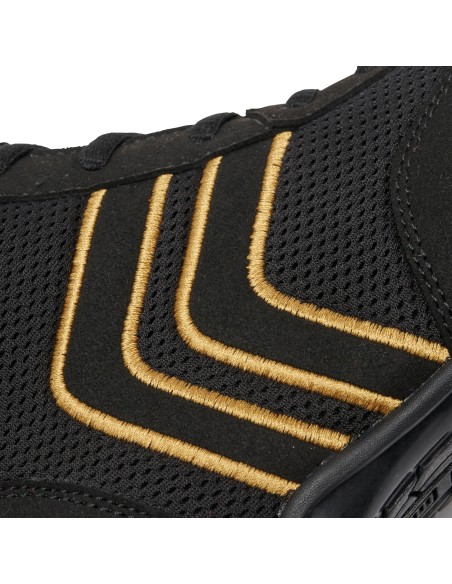 Bottes de boxe Hermes noir/doré - Leone à acheter en magasin spécialisé