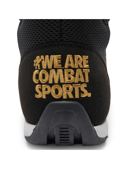 Bottes de boxe Hermes noir/doré - Leone à acheter en magasin spécialisé