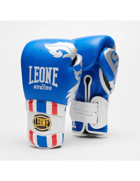 Guantoni da boxe MuyaThai - Leone Thai Style blu acquista online
