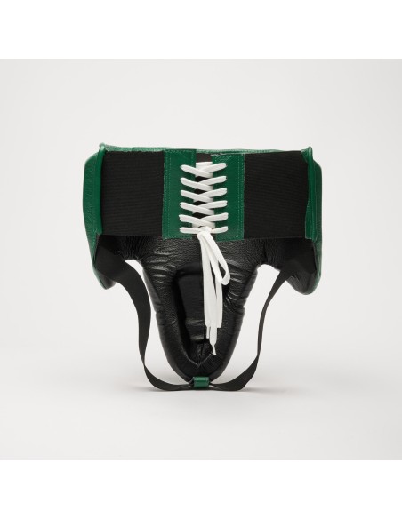 Groin guard Pro handmade from calfskin Leone Sport Made in Italy