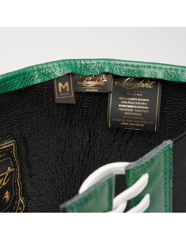 Groin guard Pro handmade from calfskin Leone Sport Made in Italy