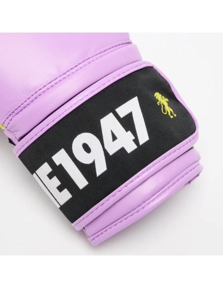 Guantoni da boxe da donna - Leone Stripe taglia 47, colore viola