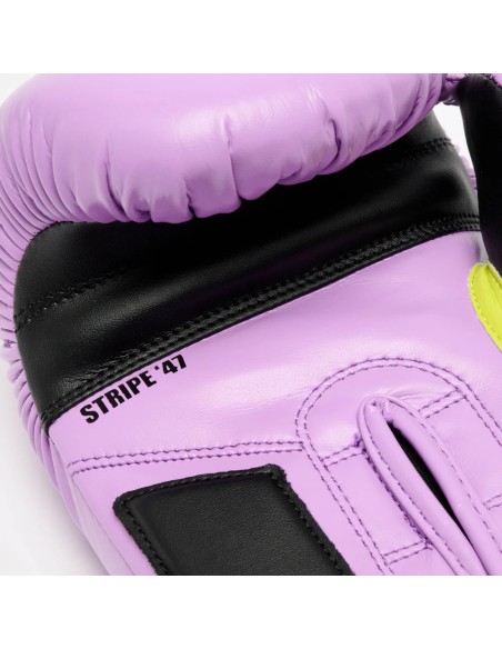 Guantoni da boxe da donna - Leone Stripe taglia 47, colore viola