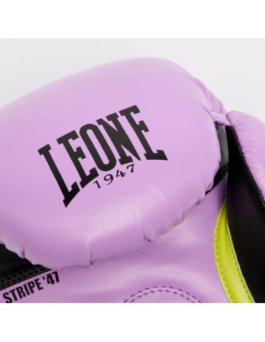Guantoni da boxe da donna - Leone Stripe taglia 47, colore viola